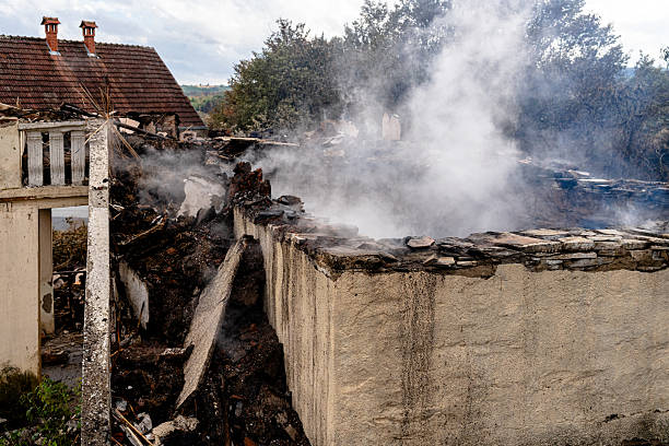 Professional Fire Damage Removal technician working in Wilson, WI